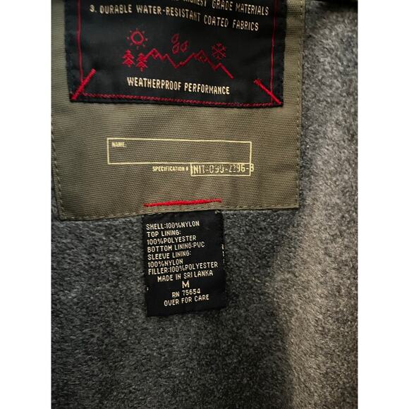 Vintage Y2K Abercrombie & Fitch A92 Fleece Lined Snowboard Ski Jacket Medium Men - Picture 8 of 9